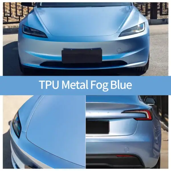 Estuche PPF azul niebla metálica