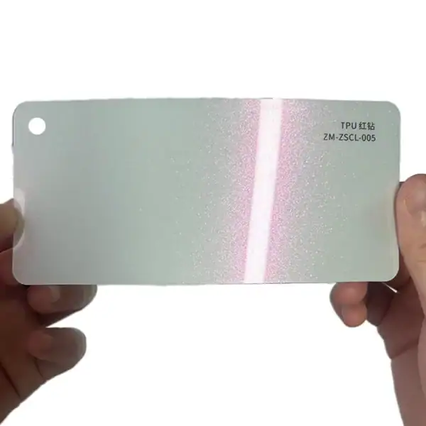 Carte d'échantillon Red Diamond PPF