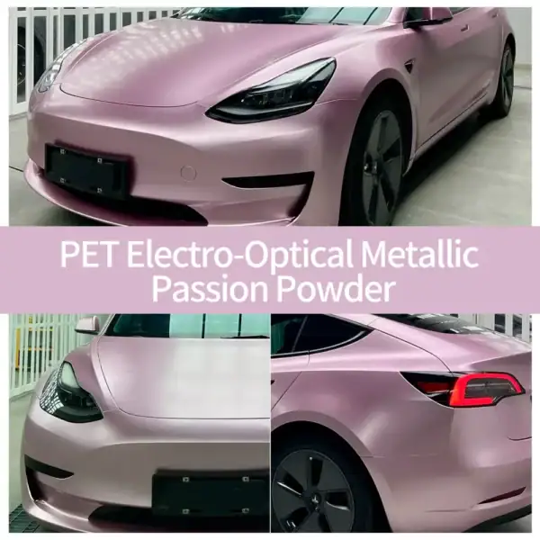 PET 전자광학 메탈릭 패션 파우더 자동차 랩 케이스