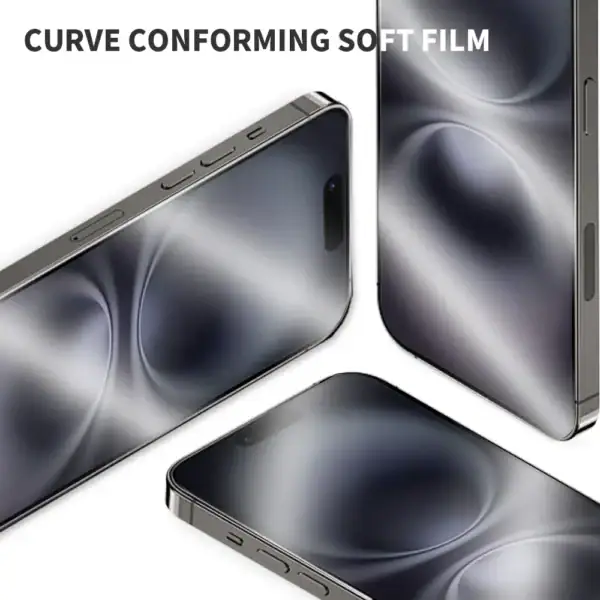 Self healing TPU hydrogel film sheets three side full screen coverage edge to edge