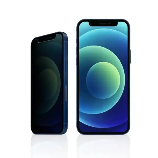 Privacy TPU screen protector sheets 30° privacy angle blocks side view