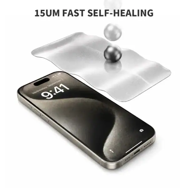 Anti blue light TPU screen protector sheets ball drop test soft rebound shock resistant