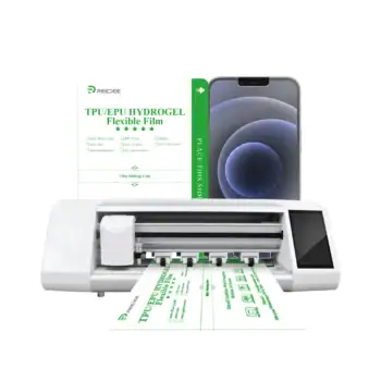 Antibacterial screen protector for cutting machine fits adhesive backing for plotter