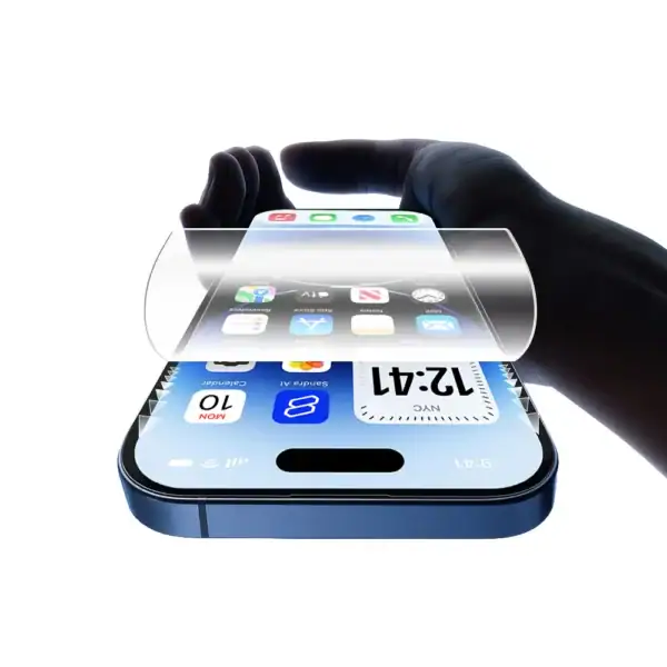 Privacy TPU hydrogel film sheets soft flexible conforms to curved device screens