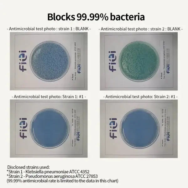 Antibacterial screen protector for cutting machine two bacteria test shows 99.99 percent kill rate