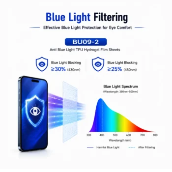 REEDEE BU09-2 Anti Blue Light TPU Screen Protector Sheets-blue light (1)