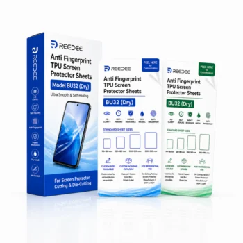 Anti Fingerprint TPU Screen Protector Sheets BU32