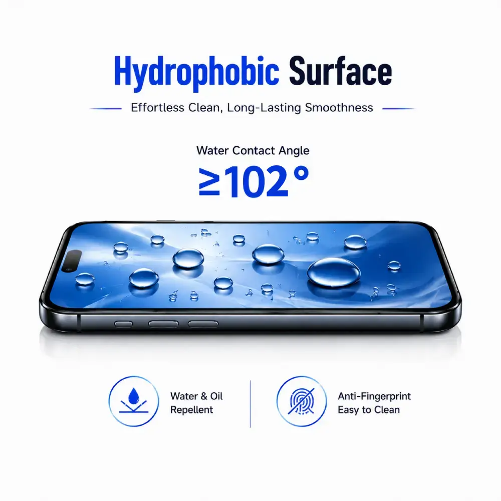 Surface hydrophobe