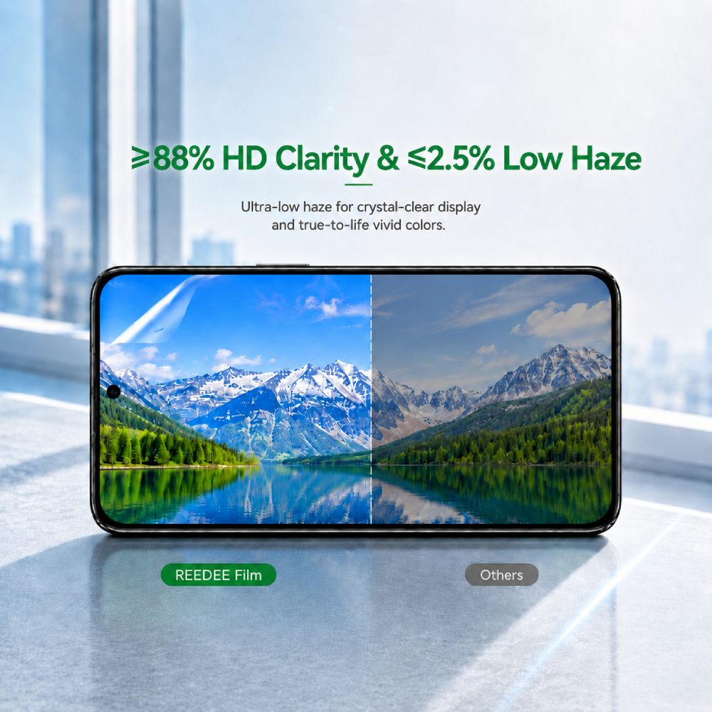 ≥88% HD Clarity & ≤1.5% Low Haze