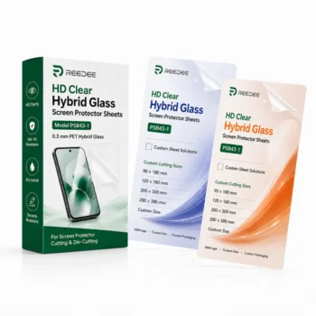HD Clear Hybrid Glass Screen Protector Sheets PSB43-1-main image