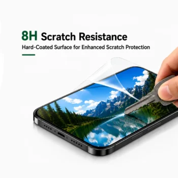 Hybrid Glass PET Screen Protector PSB43-3 8H Scratch Resistance