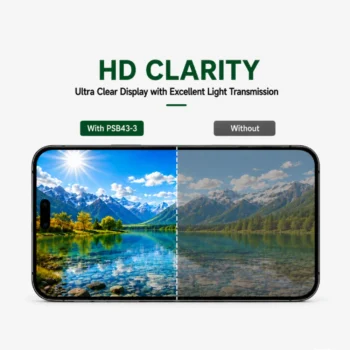 Hybrid Glass PET Screen Protector PSB43-3-HD CLARITY 2