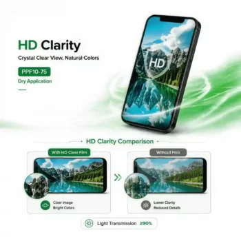 REEDEE PPF10-75 Anti Fingerprint TPU Hydrogel Film Sheets-HD Clarity