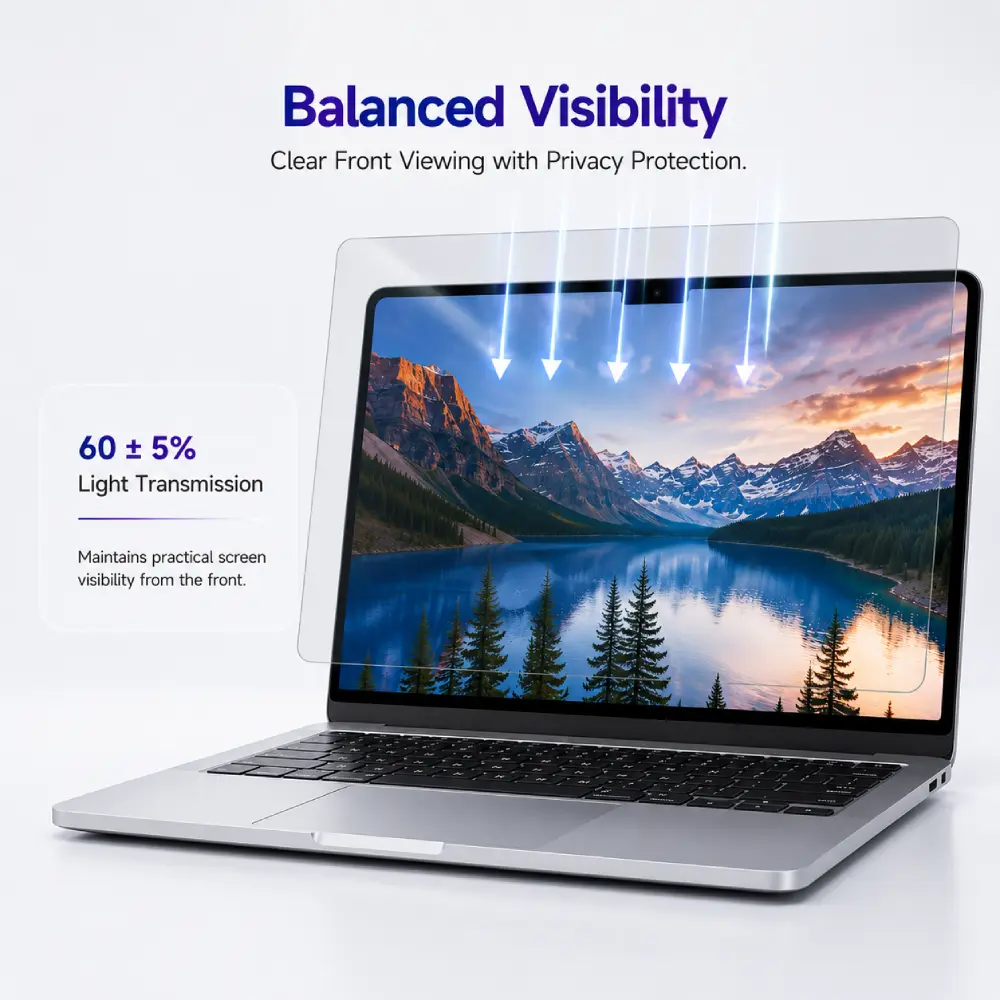 Clear Front Viewing with Privacy Protection