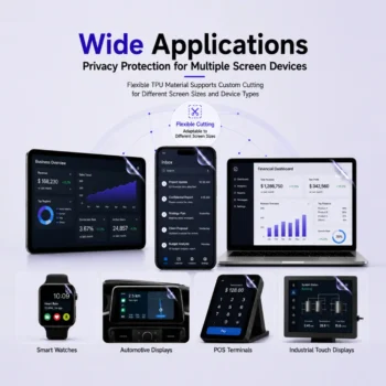 Privacy TPU Screen Protector Sheets for Multiple Screen Devices