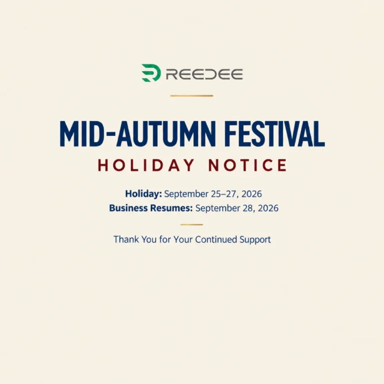 REEDEE 2026 mid-autumn festival holiday notice